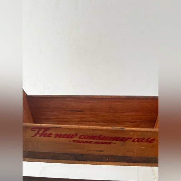 Vintage Paint Wood 1940’s Bigger Better Pepsi 6 bottle The New Consumer Case - Picture 2 of 10